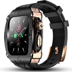 Apple Watch Series 6 44mm, Series 9 45mm Kellonranneke 20mm - Musta