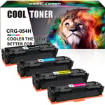 4PK Toner Cartridge for Canon 054H i-SENSYS LBP621Cw LBP623Cdw MF643Cdw MF645Cx