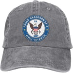 Eoinch Proud Grandson of A Us Navy World War Ii Veteran Sandwich Cap Denim Hats Baseball Cap