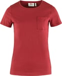 Fjällräven Övik T-shirt Women dam-T-shirt Raspberry Red S - Fri frakt