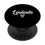 Louloute surnom cadeau mignon fille femme Saint-Valentin PopSockets PopGrip Interchangeable