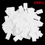 50/100st Tomma prislappar halsband ring smycken etiketter papper s 100Pcs