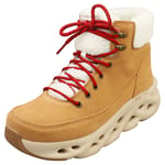 Skechers Go Swirl Tech Womens Fashion Boots in Chestnut - 7 UK