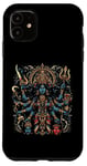 Coque pour iPhone 11 Kali Hindou Goddess Of Death Warrior Mother Fierce