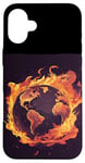 iPhone 16 Plus Cool World in Flames Costume for Boys and Girls Case