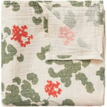 Pelargonium Muslin Babyfilt, 110x110 cm