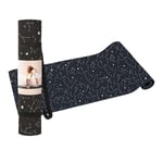 LUND-STOUGAARD DOIY - Tapis de Yoga antidérapant - Imprimé Constellation - Équipé d'un Coussin de Soutien - Poignées de Transport - Tapis de Pilates épais - Tapis d'entraînement - 60 x 173 x 0,6 cm