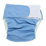 Adult Cloth Diaper-4 Colors Adult Cloth Diapers Reusable Washable Adjustable Large Diapers(蓝色305)