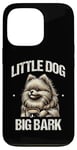 Coque pour iPhone 13 Pro Little Dog Big Bark Poméraniens Chien Poméranien