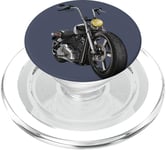 Moto Chopper dessinée à la main PopSockets PopGrip pour MagSafe