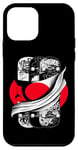 Coque pour iPhone 12 mini Skate Drapeau Japon