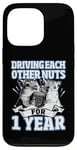 iPhone 13 Pro 1st Wedding Anniversary Driving each other Nuts 1 Year Case