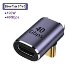 Adaptateur Otg 8k 100w Usb 4 Type-C,40gbps,Transfert De Données Rapide,Convertisseur De Charge Pour Macbook Air Pro,Ordinateur Portable,Smartphone - Type D