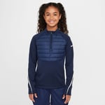 Chelsea Träningströja Therma-FIT Academy Drill Winter Warrior - Navy/Orange Barn - Nike, storlek XS: 122-128 cm