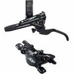 Shimano Deore XT BR-M8100/BLM8100 Bled Brake Lever/Post Mount Calliper-Rear Left