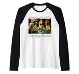 Dogs Playing Poker Dog Cocker Spaniel Spaniels Dog Raglan Baseball Tee