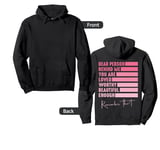 Pink Person Behind Me You Are Amazing Beautiful and Enough Pullover Hoodie