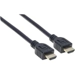 Manhattan - hdmi Câble de raccordement Fiche mâle hdmi-a, Fiche mâle hdmi-a 10.00 m noir 353977 certifié ul, hdmi ultra-H