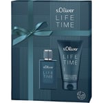 s.Oliver Men's fragrances Life Time Men Duo Set Eau de Toilet Spray 30 ml + Shower Gel & Shampoo 75 ml 1 Stk. (£16.41 / 1 pcs.)