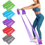 Beenax Resistance Band For Men & Women - Exercise Band to Build Muscle, Flexibility, Strength for Pilates, Yoga, Rehab, Stretching, Fitness, Gym, Physio, Strength Training and Workout