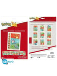 ABYstyle - POKEMON Portfolio 9 Posters Starters (21x29.7cm) - Juliste