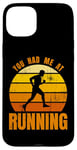 Coque pour iPhone 15 Plus Citation de l'amateur course à pied Triathlon l'amateur