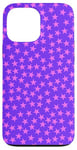 Coque pour iPhone 13 Pro Max Violet et rose, étoiles