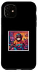 iPhone 11 Fun Kid Monkey Playing Video Games Gamer Art Gift Graphic Case