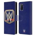 OFFICIAL WWE TITLE BELTS LEATHER BOOK WALLET CASE FOR OPPO PHONES