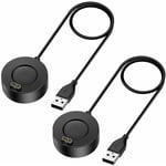 Langray - 2 Pack 3.3ft chargeur Compatible avec Garmin Vivoactive 3/Vivoactive 4S /Venu/Fenix 6 6S 6X Pro/Forerunner 245/945/935/45 /Instinct/Fenix