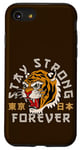 Coque pour iPhone SE (2020) / 7 / 8 Stay Strong Forever Cool Wild Tiger Graphic Cool Designs