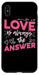 iPhone XS Max Love always is answer heart leaf sweet Valentine's Day Case