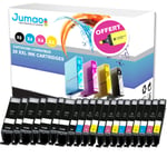 Lot de 20 cartouches jet d'encre type Jumao compatibles pour Canon Pixma MG7750 +Fluo offert