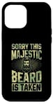 Coque pour iPhone 12 Pro Max Sorry This Majestic Beard Relation Status Beard