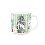 Alice's Adventures in Wonderland Mug - Green Playing Cards Ceramic Cup Gift