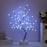 Led Fairy Night Light LED Julgran Nattlampa Batteri USB styrd sängbordslampa för rum Skrivbord Holiday Belysning Dekor 8 USB Battery Power