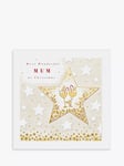 The Proper Mail Company Mum Golden Star with Glasses Christmas Card