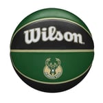 Wilson Basketball, NBA Team Tribute Model, MILWAUKEE BUCKS, Outdoor, Rubber, Size: 7