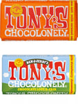 Tony’s Chocolonely SEA SALT CARAMEL & STRAWBERRY CHEESECAKE  Bar (EACH 4 BAR)