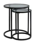 Argos Home Boutique Nest of 2 Tables - Black