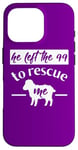 iPhone 16 Pro Christian Quote Left 99 Rescue Me Sheep Shepherd Bible Story Case