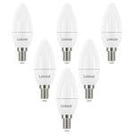 Linkind Ampoule LED E14, 7.5W Équivalent 60W, Blanc Froid 5000K, 806lm, Ampoule en Forme de Bougie B35 Petit Culot à Vis, Lot de 6, Non Dimmable