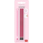 Påfyllinger for Erasable gel pens, 3 stk., rosa