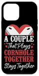 iPhone 12 mini Cornhole Team Bean Bag Player Champ Couple Girlfriend Case