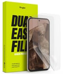 [2-Pack] Ringke Google Pixel 8A Skärmskydd Dual Easy - Clear