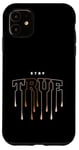 Coque pour iPhone 11 Graphique marron Stay True Brown Graphic