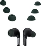 6X Embout Compatible avec Oneplus Buds Pro 2 - Embouts de Rechange en Silicone pour Écouteurs Vert foncé(Q1512)