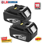 2X 6.0Ah For Makita BL1860 BL1850 18V Li-ion LXT Battery BL1850B BL1830 BL1860