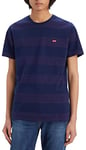 Levi's SS Original Housemark Tee T-Shirt, Profondeurs de l'océan Beatle Stripe, XS