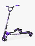 SkateHut Yvolution Fliker Carver C5 Scooter, Purple